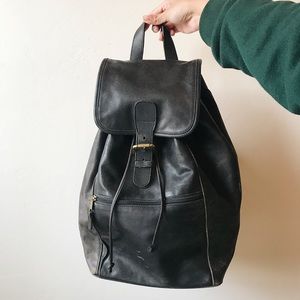 Vintage Coach Leather Backpack
